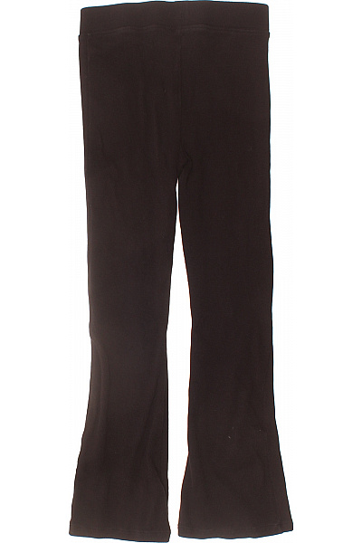 Guess Dívčí černé žebrované flare kalhoty vysoký pas | Guess | obrázek 2