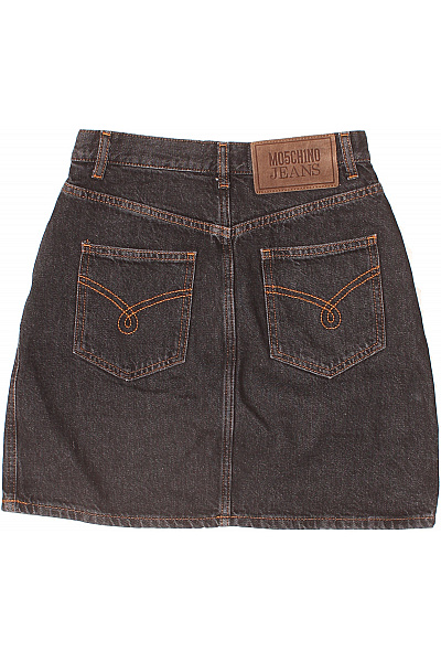 Džínová  Sukně Černá Vel. S | Unimoda | obrázek 2