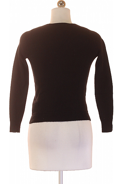 LAWRENCE GREY Dámský černý pulovr s výstřihem do V basic Vel. 34 | LAWRENCE GREY | obrázek 3