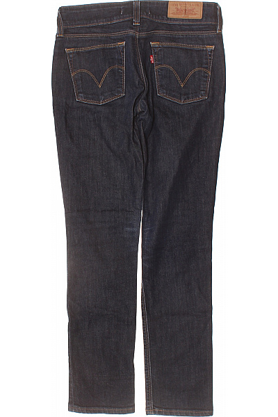LEVIS Dámské Bavlněné Džíny Slim 571 Tmavě Modré Klasické S Kapsami Velikost S | LEVIS | obrázek 2