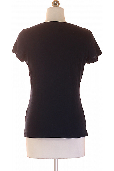 U.S.POLO ASSN. Dámské bavlněné tmavě modré tričko s krátkým rukávem a výšivkou basic Velikost s | U.S.POLO ASSN. | obrázek 3