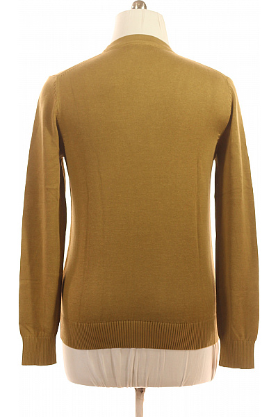 Calvin Klein Hnědý tenký pletený pulovr basic kulatý výstřih dlouhý rukáv Velikost L | Calvin Klein | obrázek 2