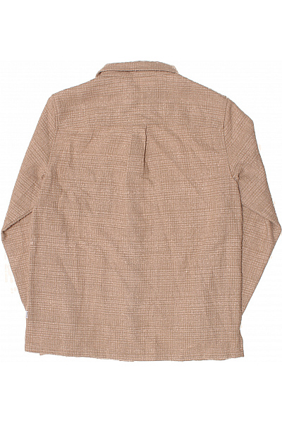 Les Lunes Pánská košile dlouhý rukáv béžová texturovaná ležérní Velikost l | Les Lunes | obrázek 2