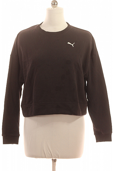 Puma dámská mikina černá s dlouhým rukávem crewneck Vel. m | Puma | obrázek 2