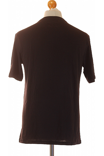 JACK & JONES Pánské tričko tmavě hnědé basic s krátkým rukávem V výstřih jednobarevné Velikost M | JACK & JONES | obrázek 2