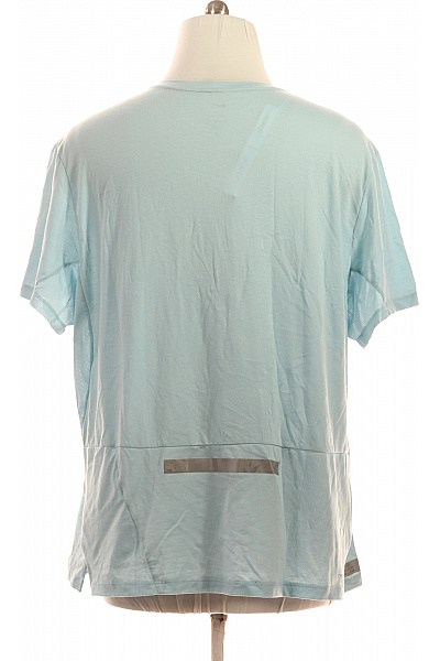 Nike Pánské světle modré sportovní tričko s krátkým rukávem a logem Velikost xxl | Nike | obrázek 2