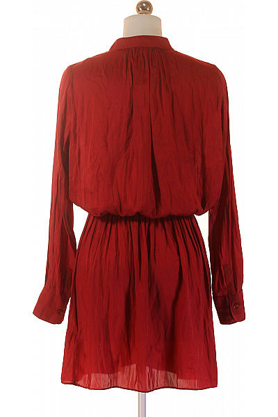 Zadig&Voltaire deluxe Dámské červené letní šaty s dlouhým rukávem Vel. xs | Zadig&Voltaire deluxe | obrázek 2