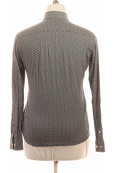 Hugo Boss Pánská lyocellová košile slim fit vzorovaná černobílá Vel. M | Hugo Boss | obrázek 3