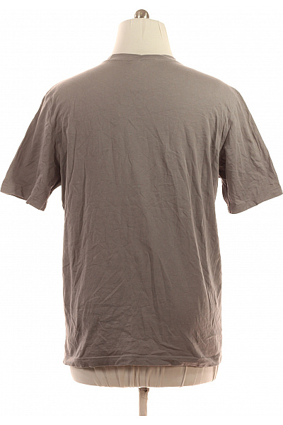 ADIDAS Pánské šedé tričko s krátkým rukávem a nápisem streetwear Vel. XL | ADIDAS | obrázek 2