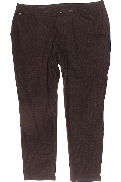 GARDEUR Pánské hnědé kalhoty ležérní rovné s pružným pasem Velikost 40 | GARDEUR | obrázek 2