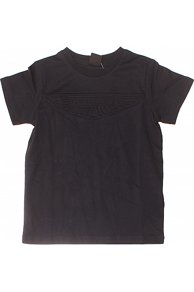 HACKETT Dětské černé tričko Aston Martin s reliéfním logem Velikost 5/6let | HACKETT | obrázek 2