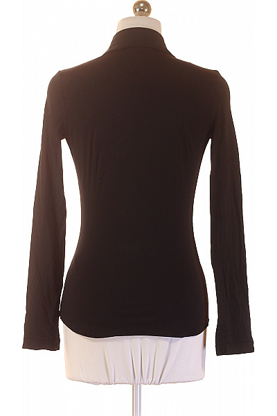 PATRIZIA  PEPE Dámská černá košile s dlouhým rukávem elegantní vypasovaná Vel. 40 | PATRIZIA  PEPE | obrázek 2