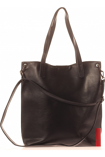 Kabelka černá shopper | Unimoda | obrázek 3