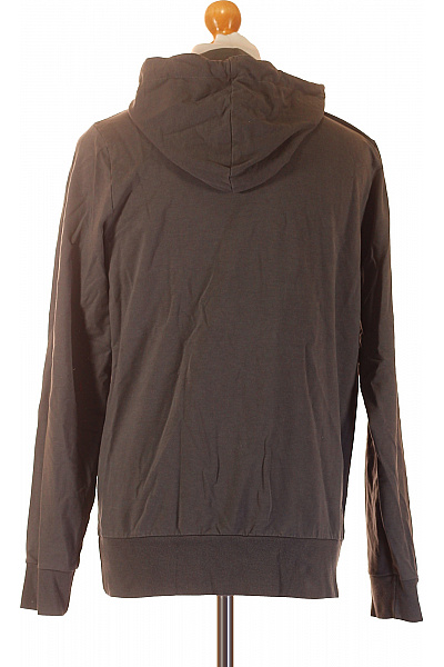 mey Pánská Mikina Šedá Jednobarevná Streetwear DlouhýRukáv PřesHlava KlokaníKapsou Vel. m | mey | obrázek 3