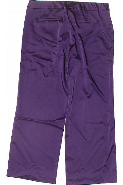 Vera Mont Dámské fialové saténové široké rovné elegantní kalhoty Velikost 40 | Vera Mont | obrázek 2