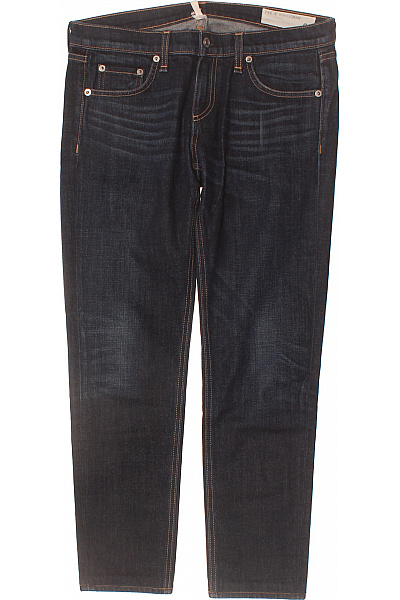 Rag & Bone Dámské Bavlněné Džíny Tmavě Modré Rovné Klasické S Kapsami Vel. 26