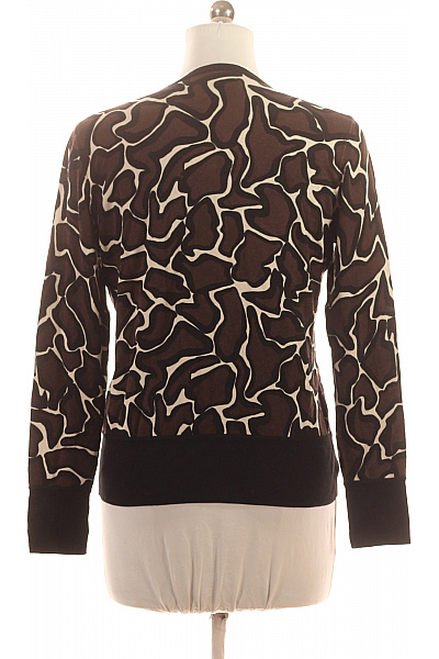 BETTY BARCLAY Dámský viskózový kardigan hnědý vzorovaný elegantní propínací na knoflíky Vel. 40 | BETTY BARCLAY | obrázek 3