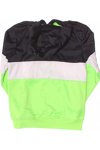 WE  Chlapecká Polyesterová Mikina Černá Neonově Zelená Bloková Sportovní Vel. 146/152 | WE  | obrázek 2