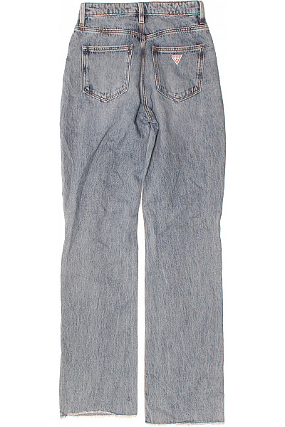 Guess Dámské modré seprané džíny s dírami a roztřepenými nohavicemi Vel. 25 | Guess | obrázek 2