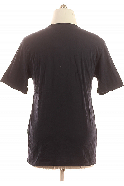 Hugo Boss Pánské bavlněné tričko tmavě modré s krátkým rukávem basic s kulatým výstřihem Vel. xxl | Hugo Boss | obrázek 2