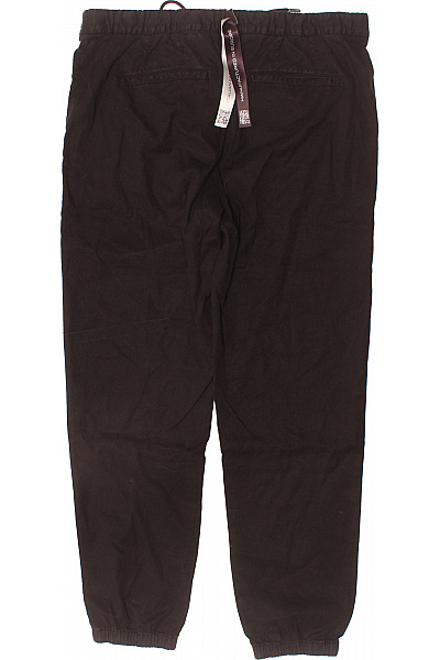 HTL Pánské tmavě hnědé jogger volnočasové pohodlné kalhoty na gumu Vel. 52 | HTL | obrázek 2