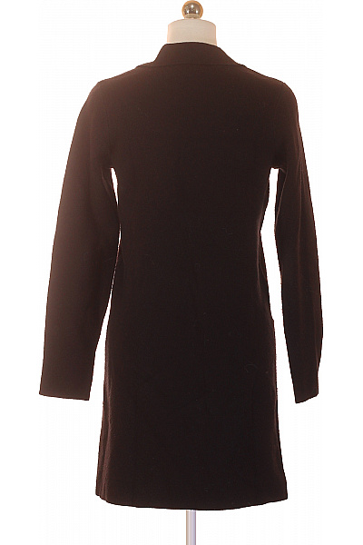 VERO MODA Dámský dlouhý akrylový kardigan hnědý elegantní pletený bez zapínání Vel. XS | VERO MODA | obrázek 2