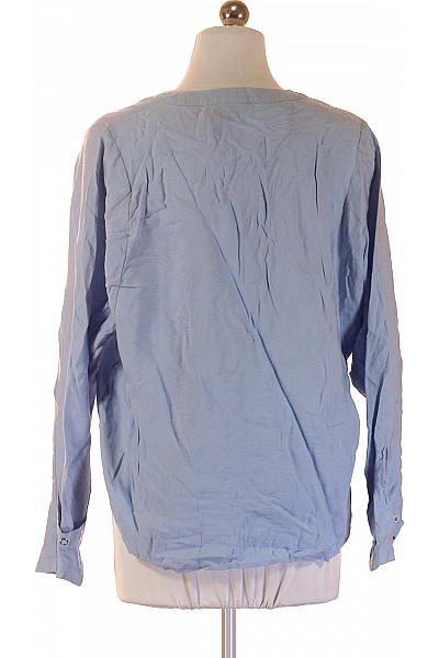 COMMA Dámská halenka modrá s dlouhým rukávem volná Vel. 36 | COMMA | obrázek 2