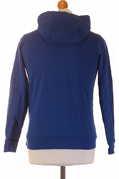 lemon beret Dětská modrá bavlněná mikina s kapucí a potiskem skateboardisty Velikost 164 | lemon beret | obrázek 2