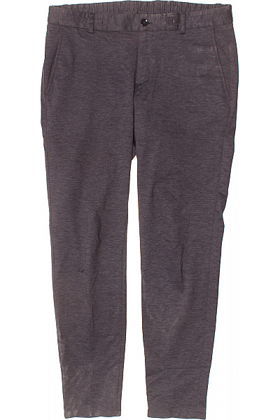 LAWRENCE GREY Pánské Tmavě šedé úpletové Sportovní Kalhoty S Gumou V Pase Velikost DE 50