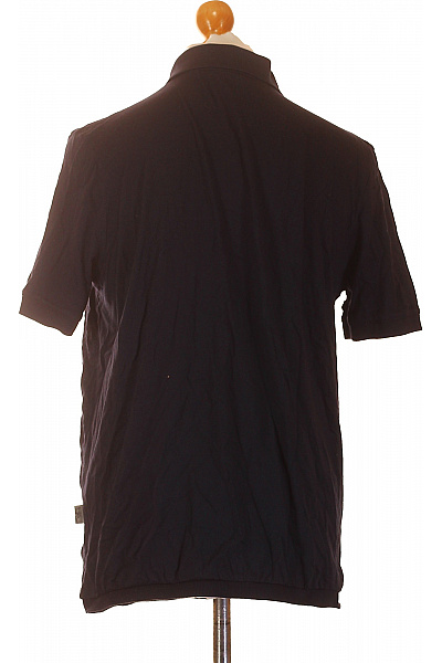 PLEIN SPORT Pánské bavlněné modalové polo tričko tmavě modré s límečkem Velikost xl | PLEIN SPORT | obrázek 3