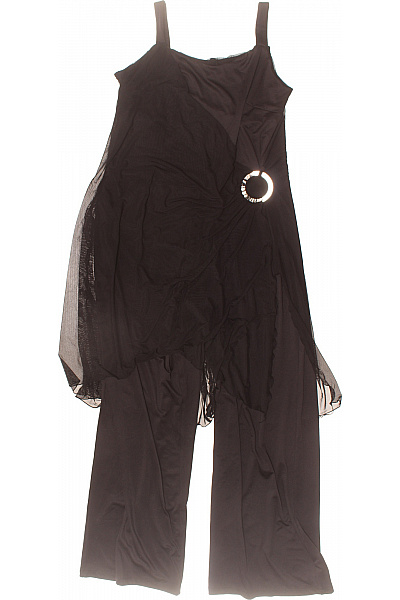 sheego dámský černý overal bez rukávů společenský polyesterový Velikost 44 | sheego | obrázek 2