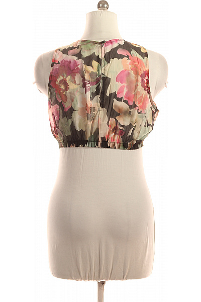 ZAUBERSTERN Dámská halenka bez rukávů zavinovací květinová crop Velikost M | ZAUBERSTERN | obrázek 3