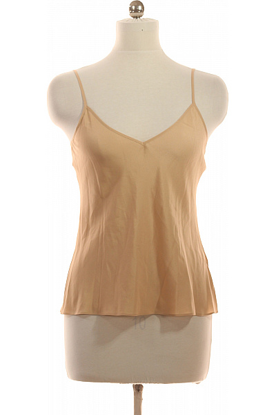 coach Dámská béžová halenka bez rukávů s výstřihem do V Velikost 6 | coach | obrázek 2
