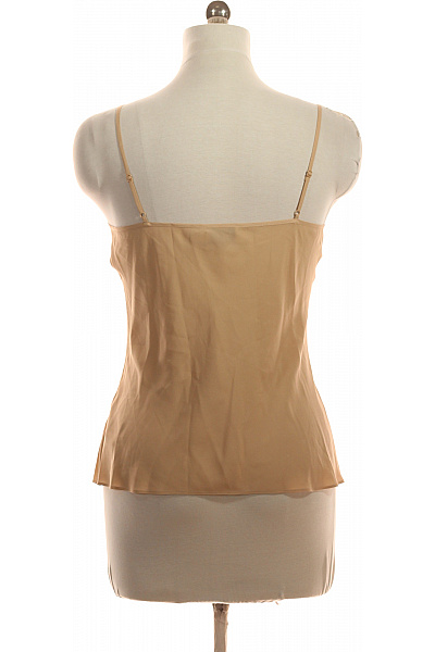 coach Dámská béžová halenka bez rukávů s výstřihem do V Velikost 6 | coach | obrázek 3