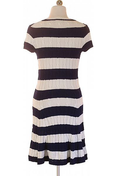 Ralph Lauren Dámské pruhované šaty s krátkým rukávem pletené letní Velikost XS | Ralph Lauren | obrázek 3