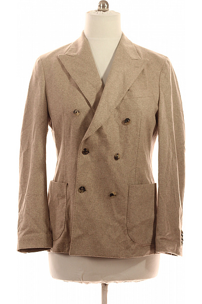 windsor. Pánské sako dvouřadé béžové na běžné nošení Vel. XXL | windsor. | obrázek 2