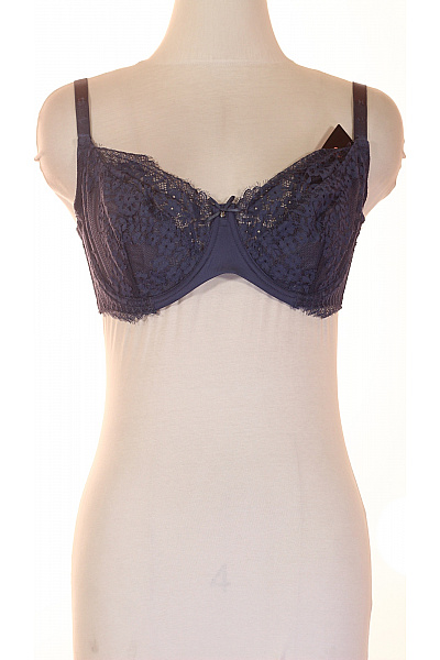 Hunkemoller Dámská krajková podprsenka modrá push up Velikost EU 75F | Hunkemoller | obrázek 2