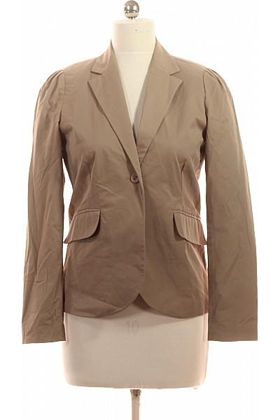 Dranella béžový bavlněný blejzr jednořadý s jedním knoflíkem na běžné nošení Vel. 38 | Dranella | obrázek 2