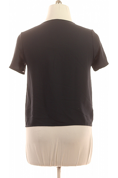 Marks & Spencer Dámská halenka krátký rukáv černá polyesterová Velikost 14 | Marks & Spencer | obrázek 3