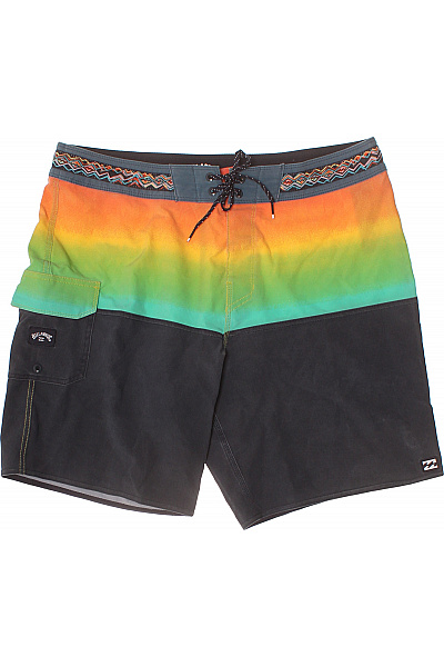 BILLABONG Pánské Batikované Plážové Kraťasy S Kapsami Vel. 34