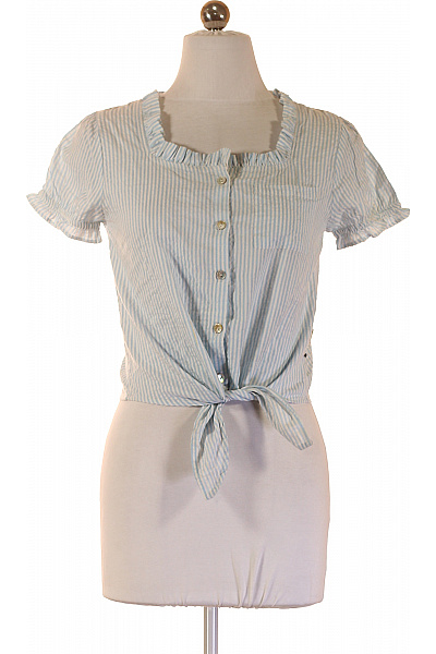 HUST And CLAIRE Dívčí Pruhovaná Košile S Volánky A Zavazováním Vel. 152