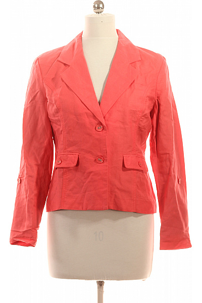 bebe dámské sako oranžové elegantní ramie krátké volnočasové Velikost M | bebe | obrázek 2