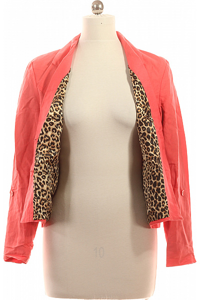 bebe dámské sako oranžové elegantní ramie krátké volnočasové Velikost M | bebe | obrázek 4