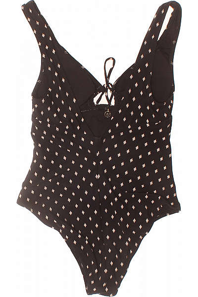 Watercult dámské jednodílné plavky černé s drobným vzorem na zavazování Vel. IT 40 | Watercult | obrázek 3