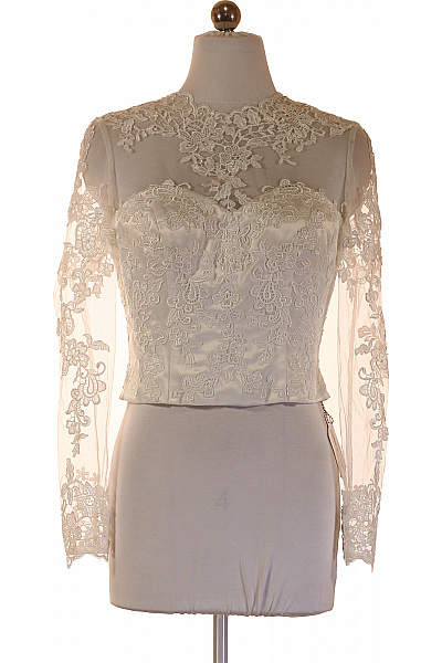 Dámský Korzet Krajkový Bílý Velikost 6