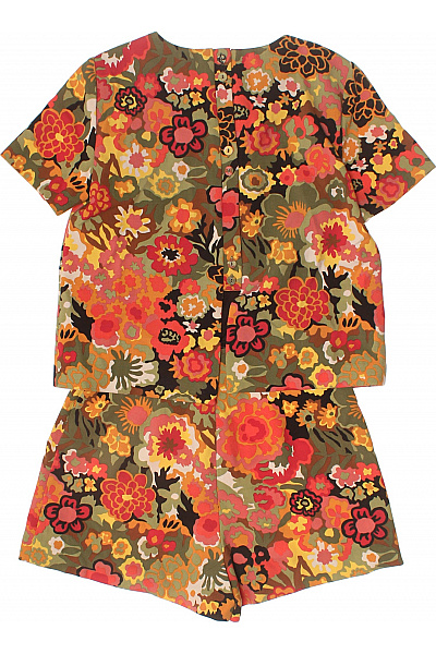 ZARA dámský overal krátký rukáv květinový letní Vel. M | ZARA | obrázek 3