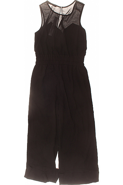 Rue de Femme černý overal bez rukávů šifonový společenský Velikost XS | Rue de Femme | obrázek 2