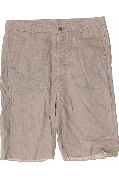 Pánské kraťasy béžové volnočasové s kapsami Vel. 50 | Unimoda | obrázek 2