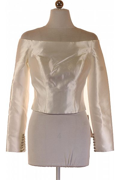 Dámský korzet bílý saténový Vel. 36 | Unimoda | obrázek 2