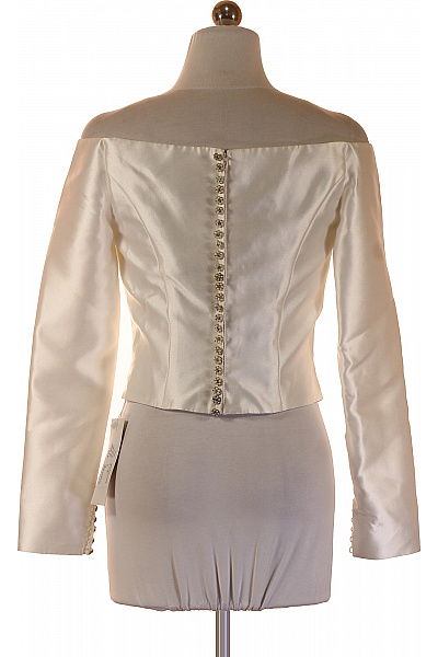 Dámský korzet bílý saténový Vel. 36 | Unimoda | obrázek 3